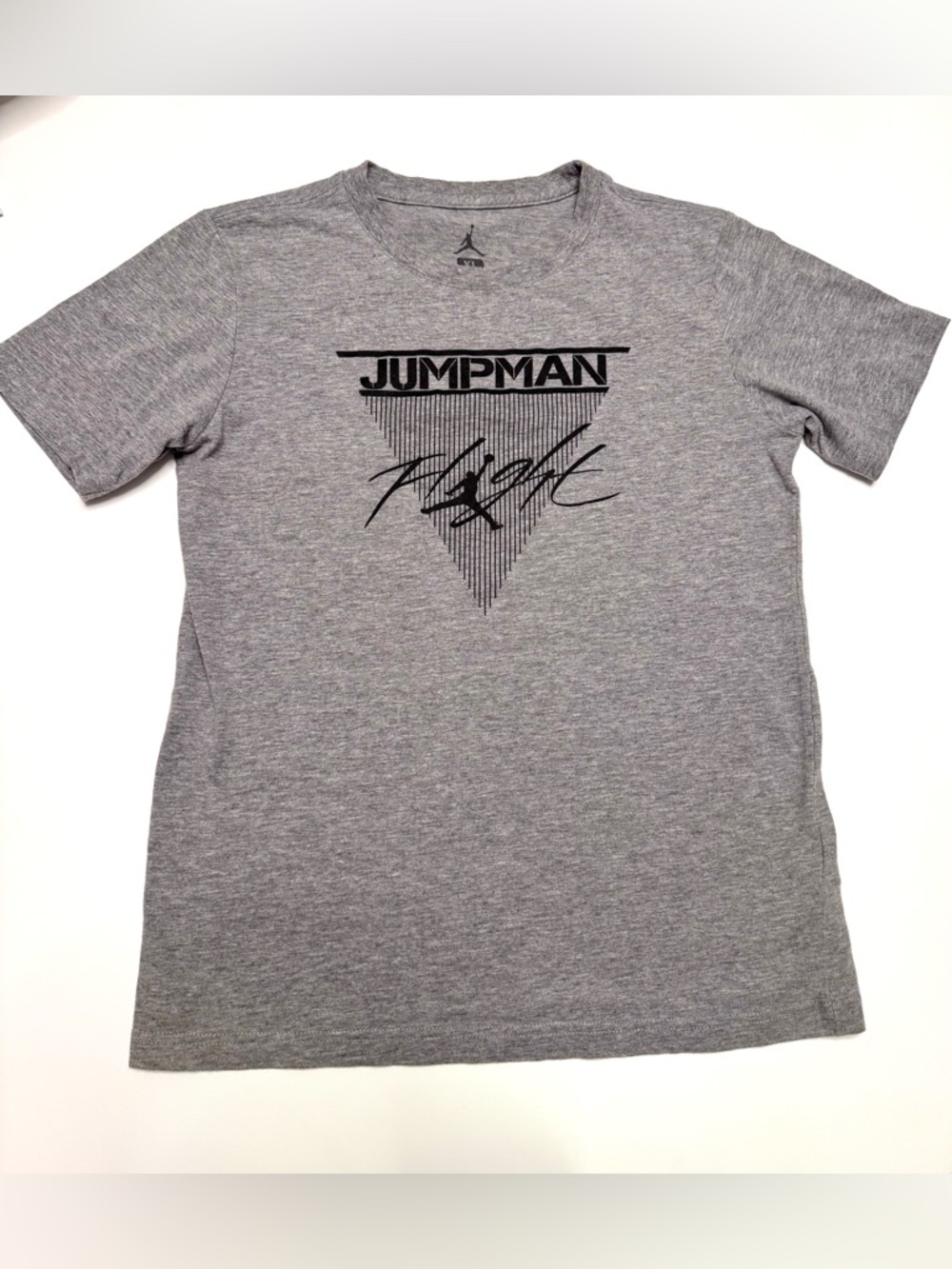 Jordan Boy’s Jumpman Graphic Tee - Grey, size XL (13-15 years)